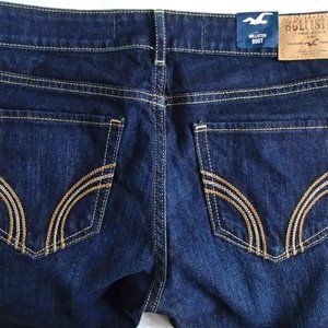 HOLLISTER BOOT CUT DENIM JEANS 5S 27 X 31 NWT